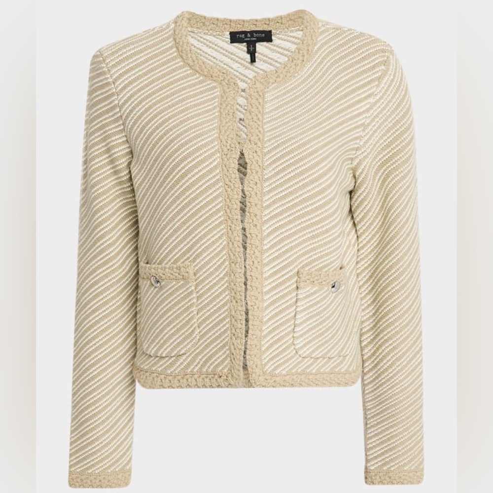 Rag & Bone "Claire" textured knit cardigan